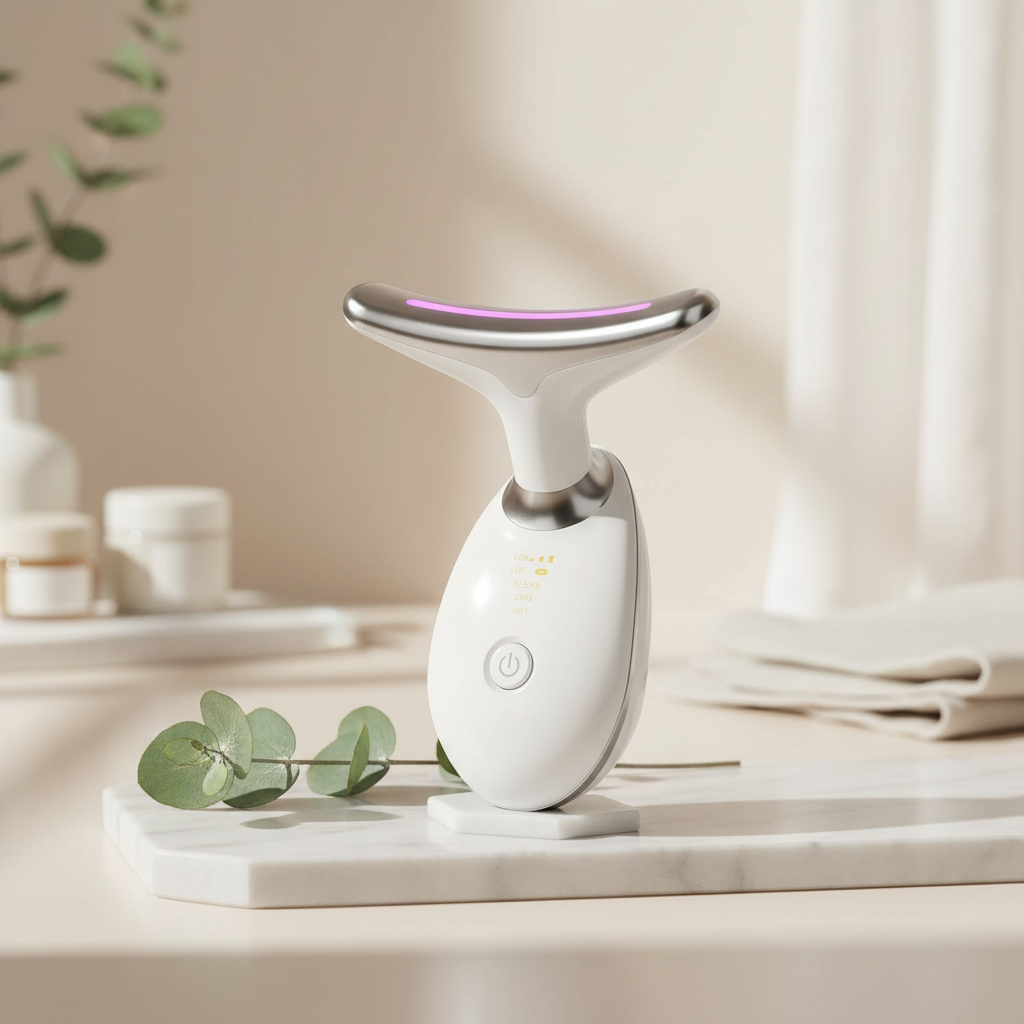 Aurélie Glow LumiSculpt — Microcurrent Face & Neck Lifting Device