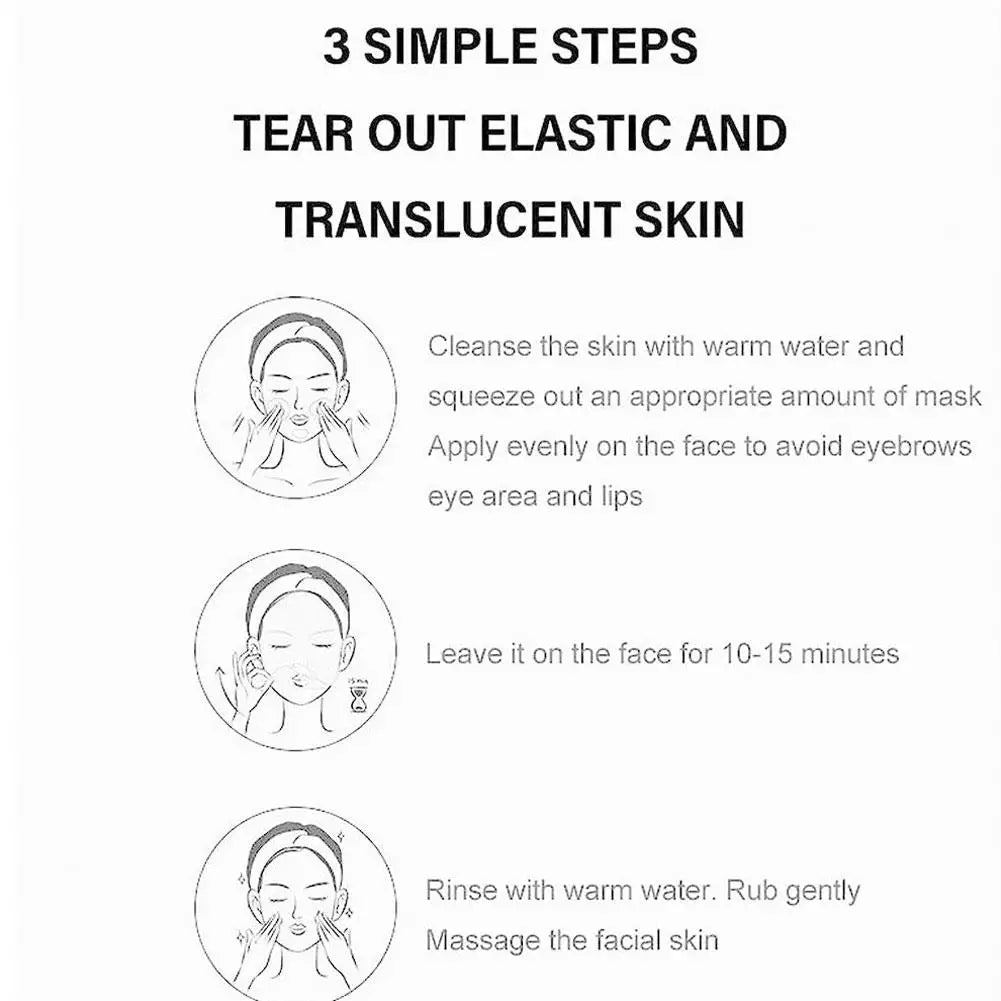Revitalize Your Skin: 80G Gold Peel Mask for Deep Cleansing, Blackhead Removal & Pore Tightening